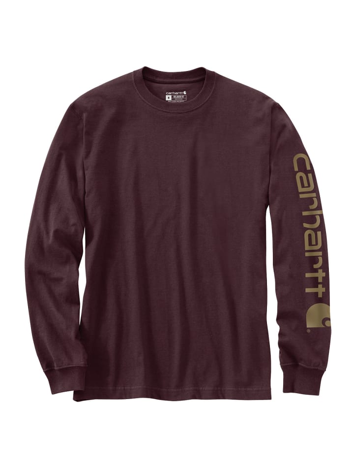 Long Sleeve in weinrot
