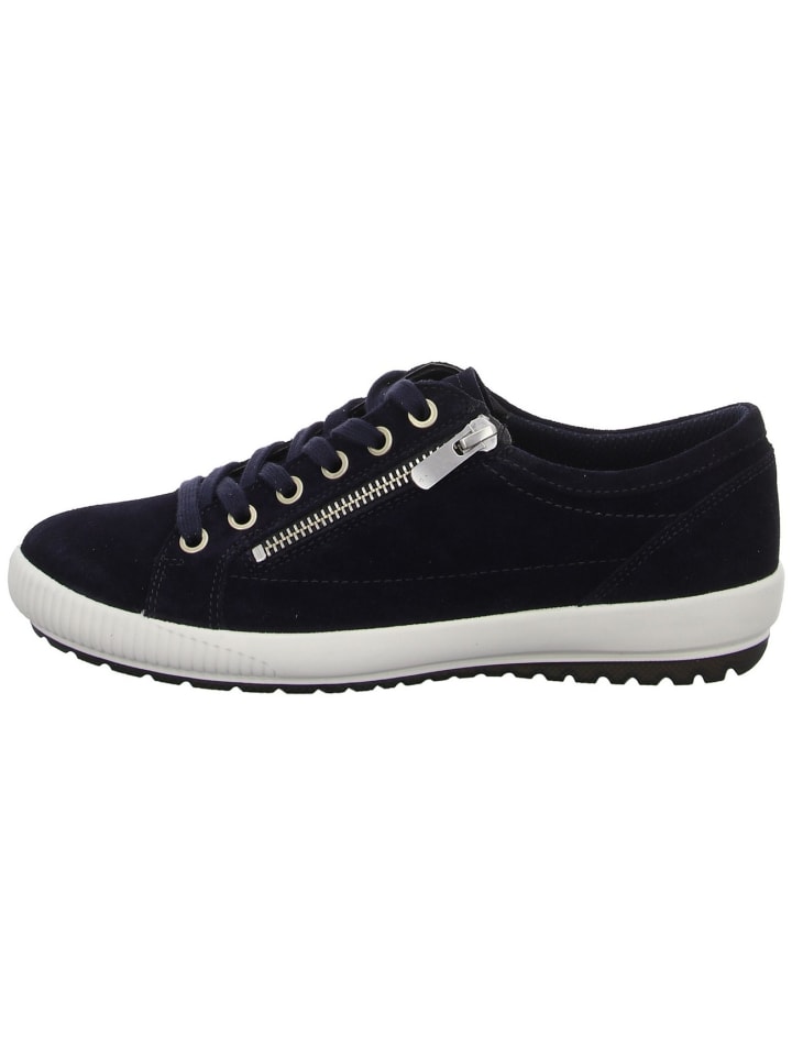 Komfort Schnürschuh in blau