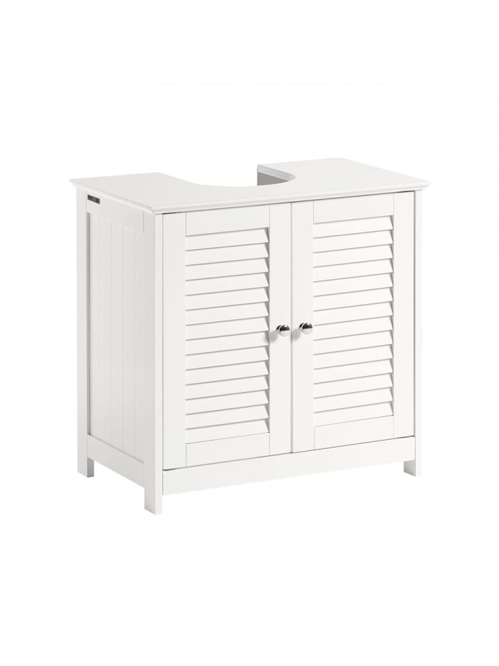 Unterschrank in Mattweiß - (W) 34 x (H) 58 x (L) 57 cm