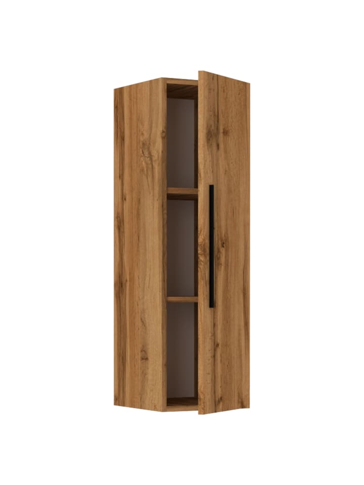 Holz Wandregal Wandschrank Klappschrank Arila LS in Honig-Eiche