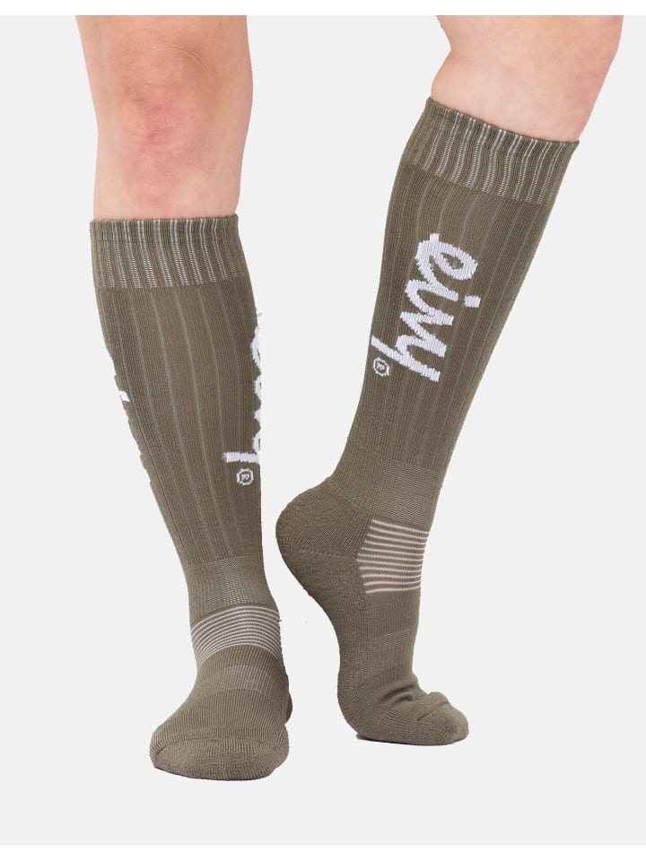 Socken in Olive