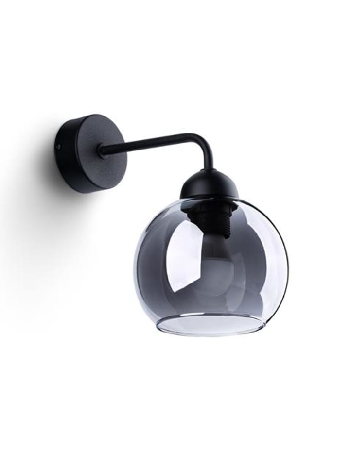 Wandleuchte GRANDE 1 schwarz (L)15cm (B)15cm (H)26cm