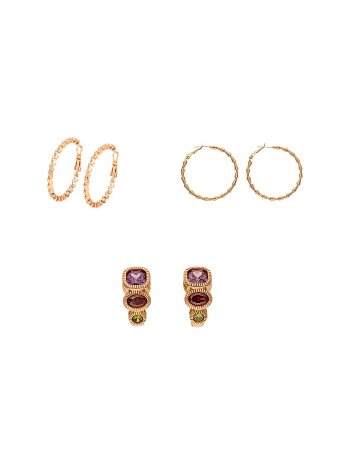 Women Earrings Set in gold