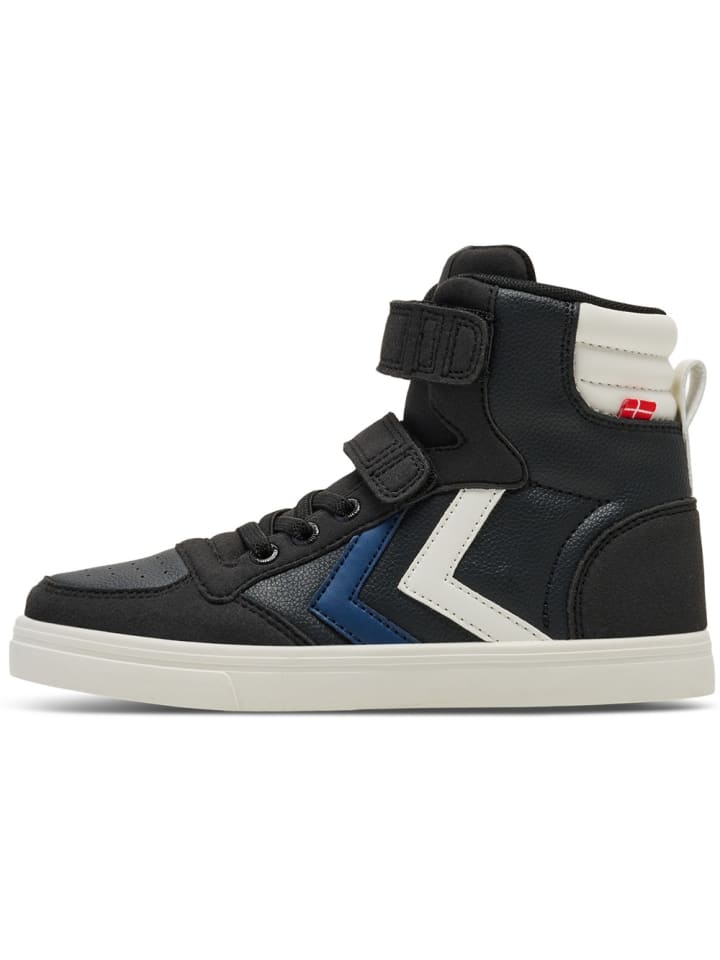Kinder Sportschuh "Slimmer Stadil Leather High Jr" in Schwarz