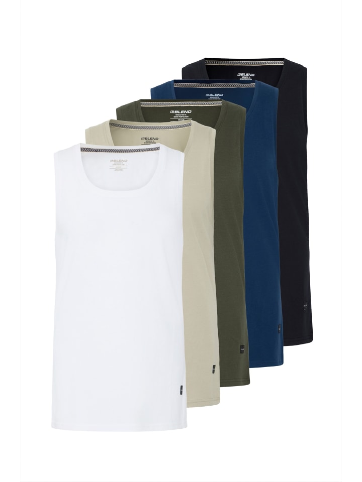 Rundhalsshirt BHKris 5er-Pack in Mehrfarbig