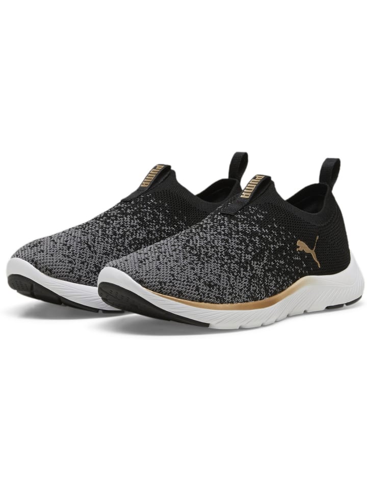Laufschuh "Softride Remi Slip-on Knit Wn's" in Schwarz