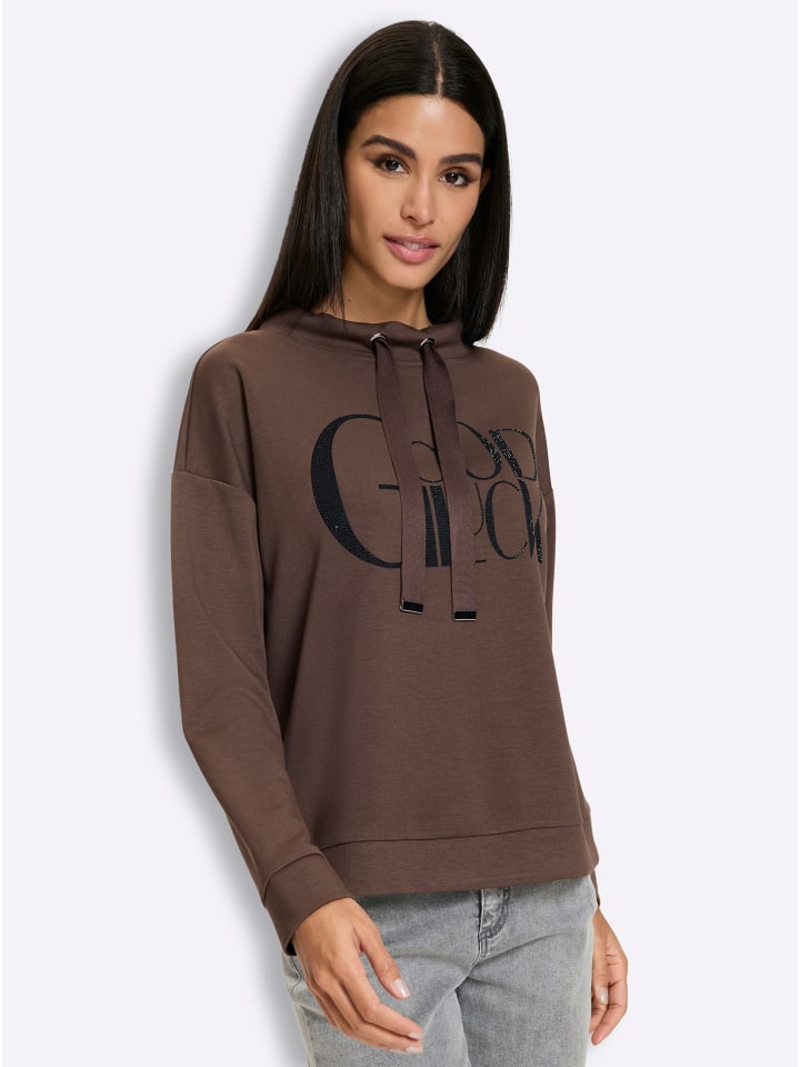 Sweatshirt in schoko