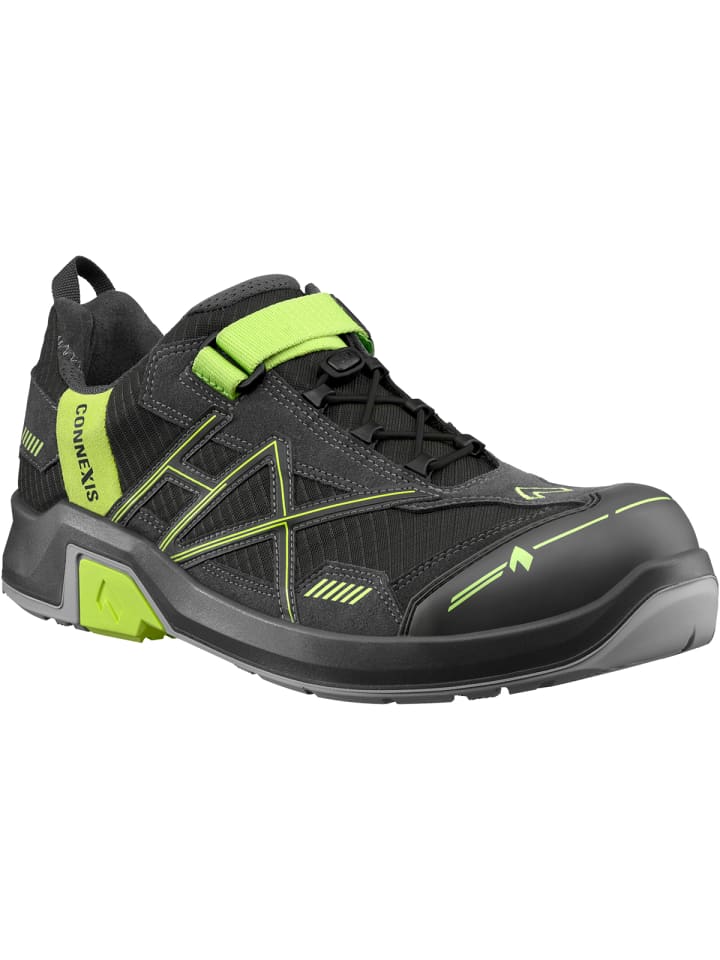 Halbschuhe CONNEXIS Safety T Ws low in grau/grün