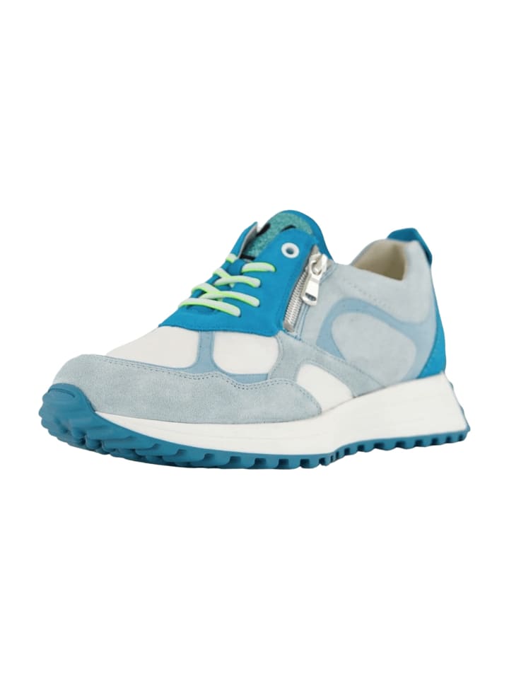 Komfort Schnürschuhe in Türkis