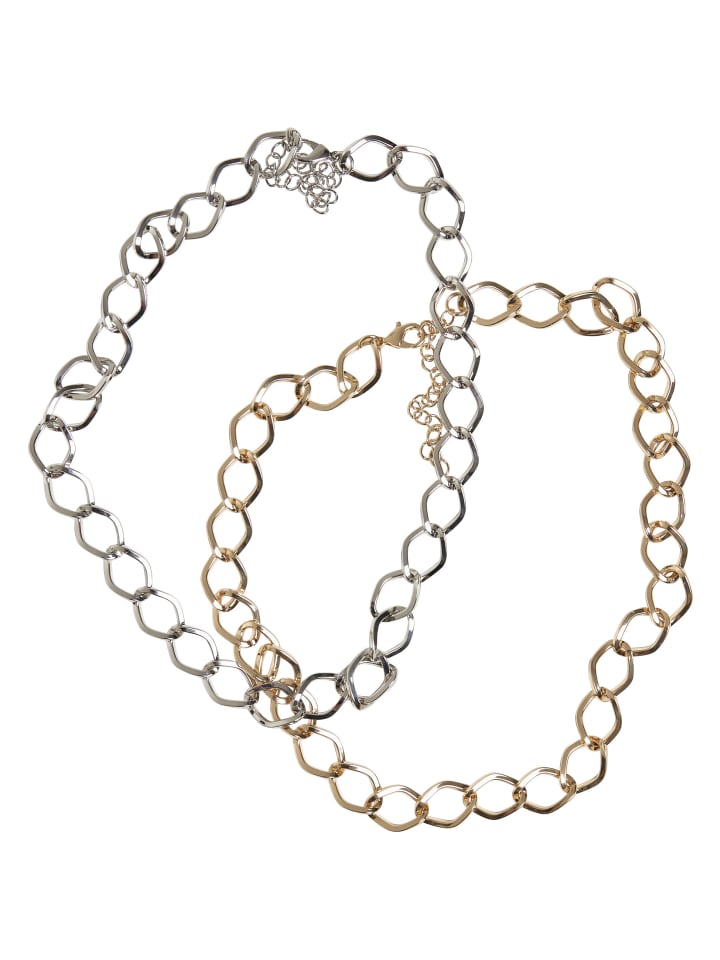 Necklac in gold/silver