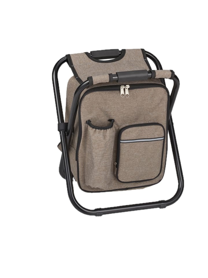 Campinghocker in Beige - (B)35 x (H)42 x (T)29 cm