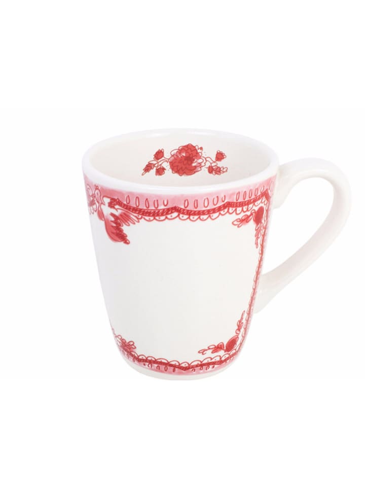 Becher Romantik in Rot - 350 ml