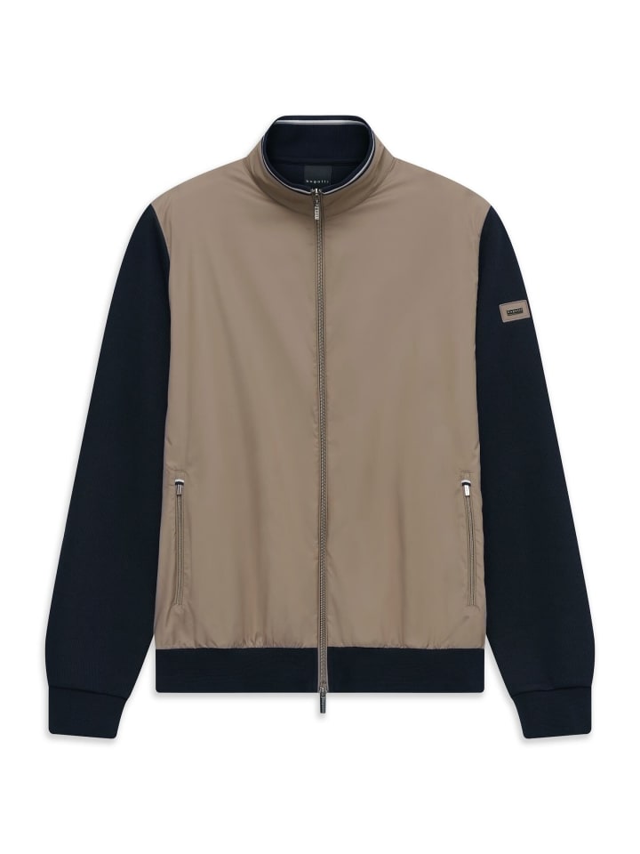 Sweatjacke in 50-beige