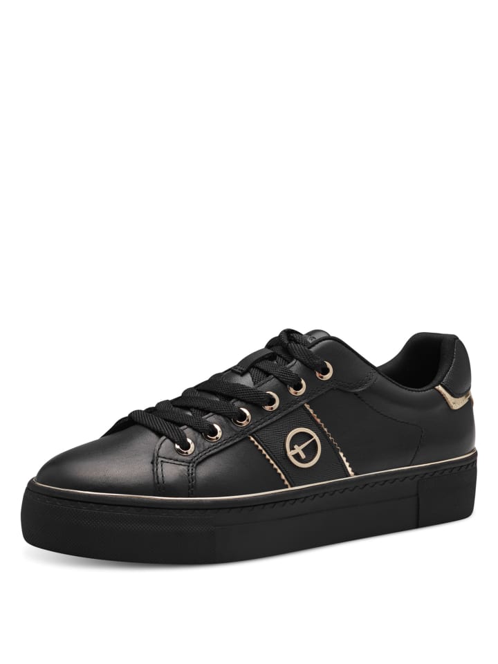 Schnürschuh in schwarz