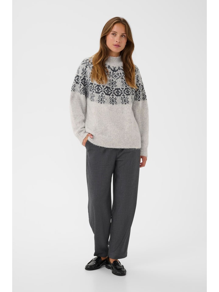 Strickpullover KAnicole Regular fit in Light Grey M. W. Dark Grey M.