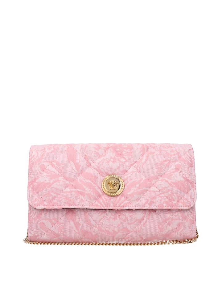 Pink Stoff Clutch Tasche