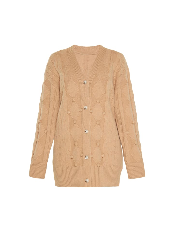 Women Cardigan in Camel