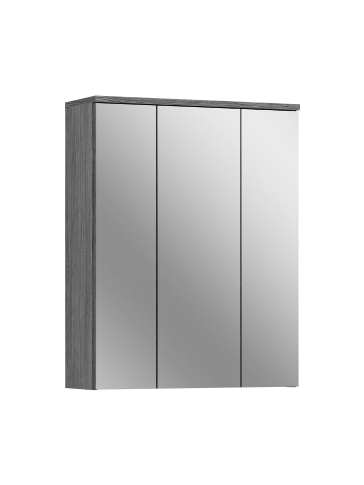 Spiegelschrank in Rauchsilber Nachbildung/Spiegelglas - (B) 60 x (H) 77 x (T) 21