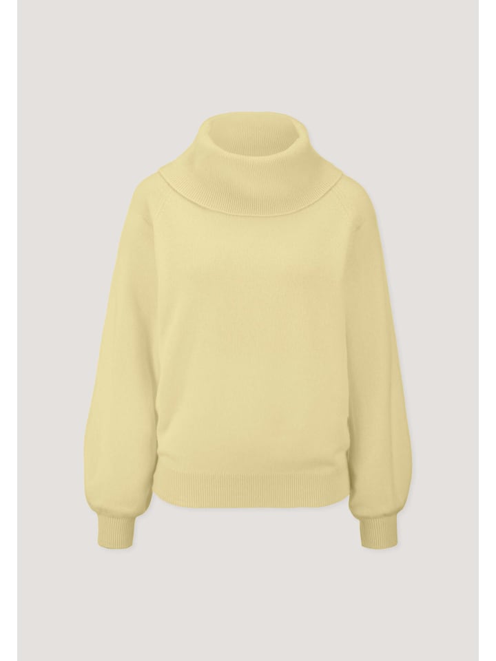 Hessnatur Strick-Pullover Relaxed aus Cashmere mit Recyclinganteil in dunkle vanille