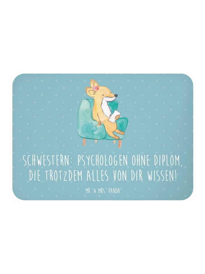 Magnet Schwestern Psychologen mit Spruch in Meeresbrise