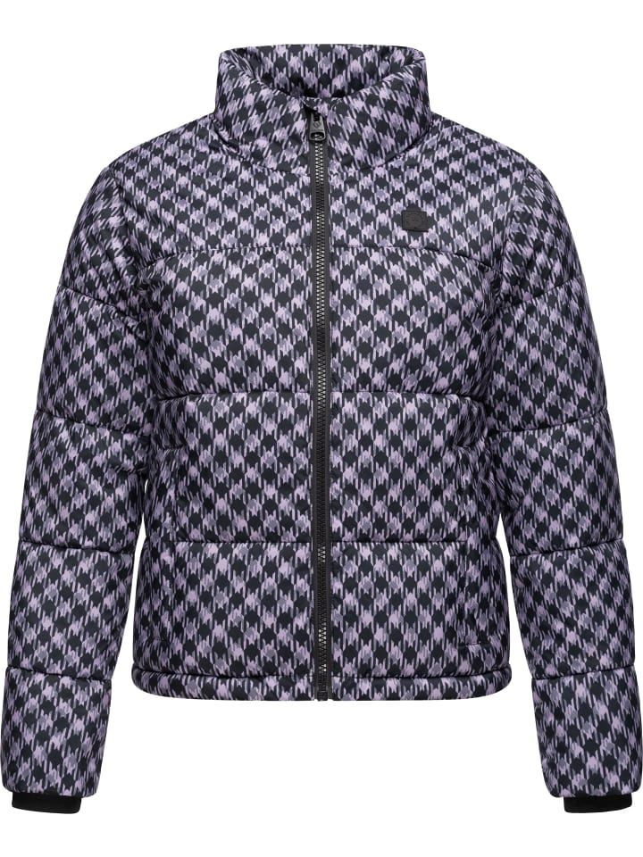 Winterjacke Serah Print in Lavender