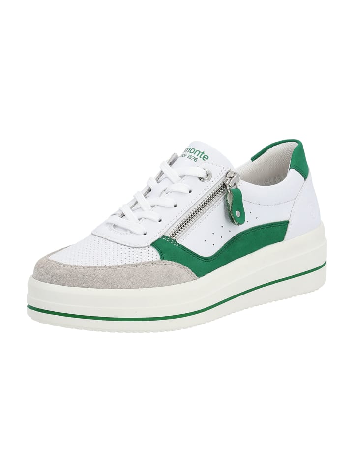 Sportliche Schnürschuhe in Weiß