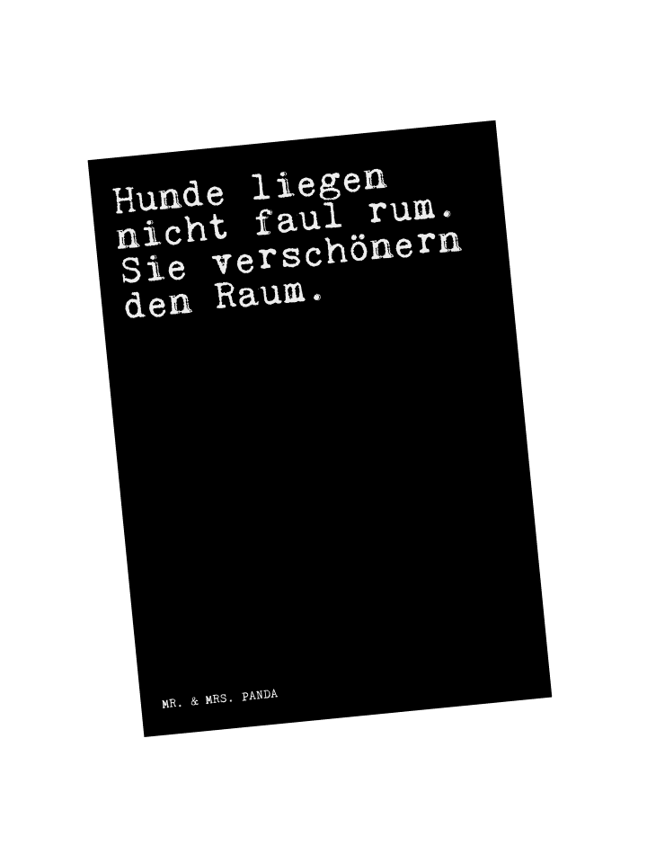 Ansichtskarte Hunde liegen nicht faul... mit Sp... in Schwarz