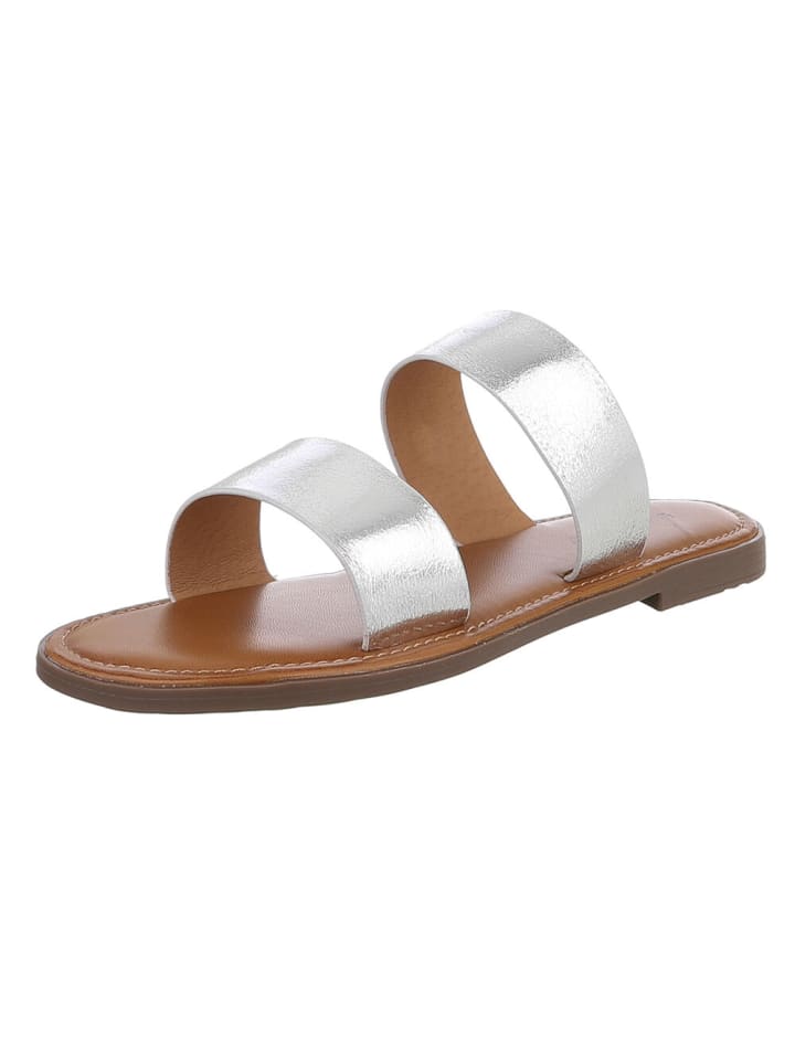 Sandale & Sandalette in Silber