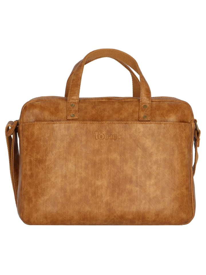 18bags Aktentasche 40 cm Laptopfach brown