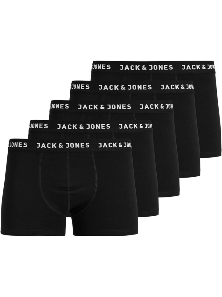 Jungen Boxer Shorts Boxershorts 5er Pack Größe 176 schwarz