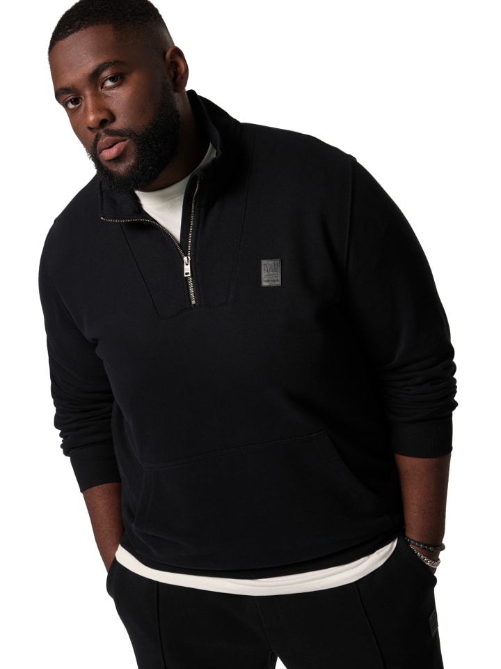 Sweatshirt in schwarz