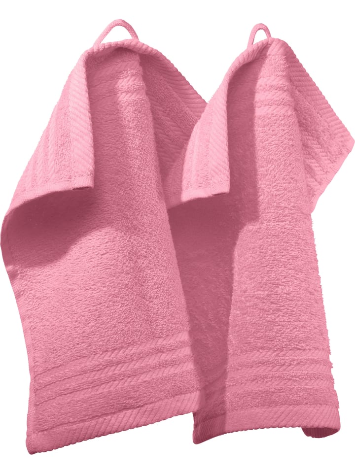 Frottier Seiftuch 2er-Pack New York in rosa