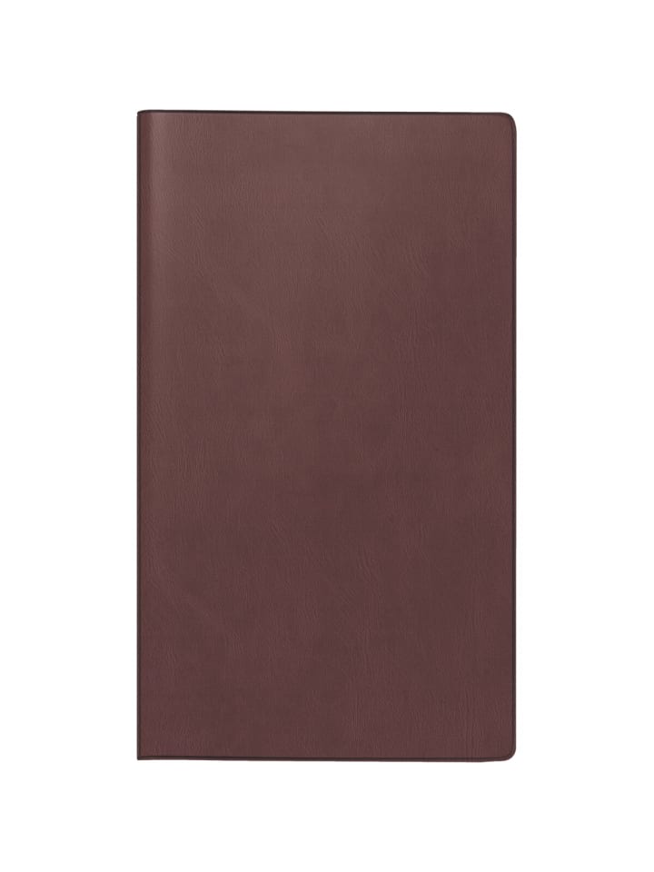 Taschenkalender 758 8,7x15,3cm 1 Woche/Seite Kunstleder bordeaux 2027
