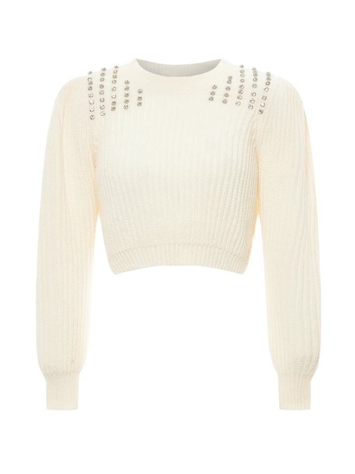 Damen Sweater in WOLLWEISS