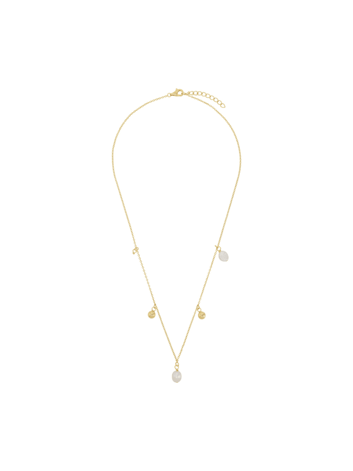 Halskette mit Anhänger in gold – (L)45cm