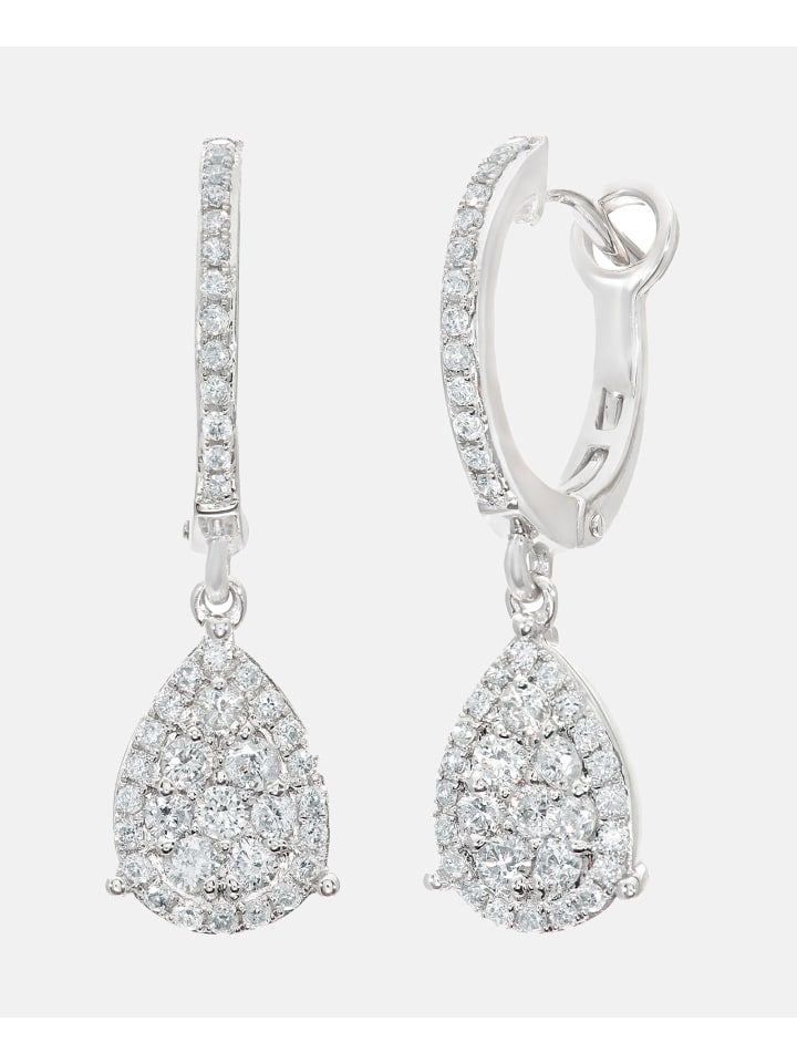 Ohrhänger aus 750 Weißgold mit 0.60 Karat Diamant