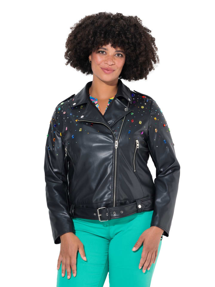 Jacke in schwarz