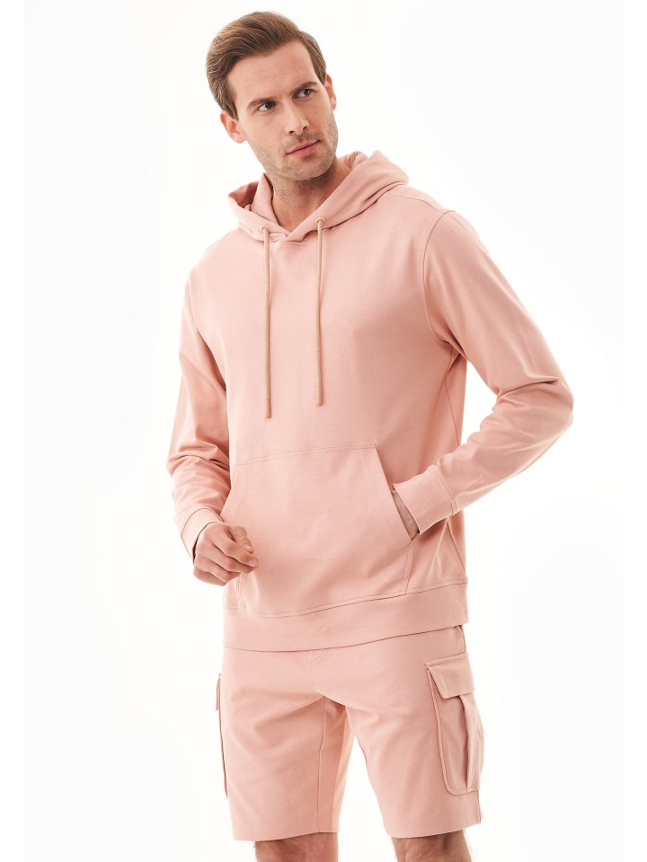 Hoodie "MOR15900" in Staubblush