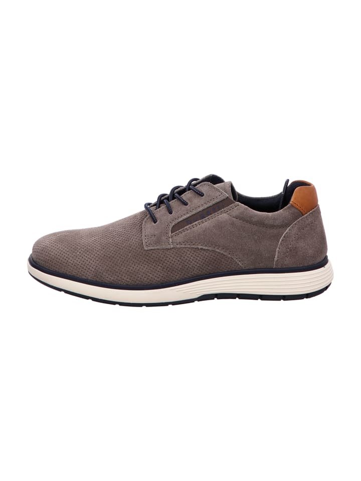 Sportliche Schnürschuhe in Grau