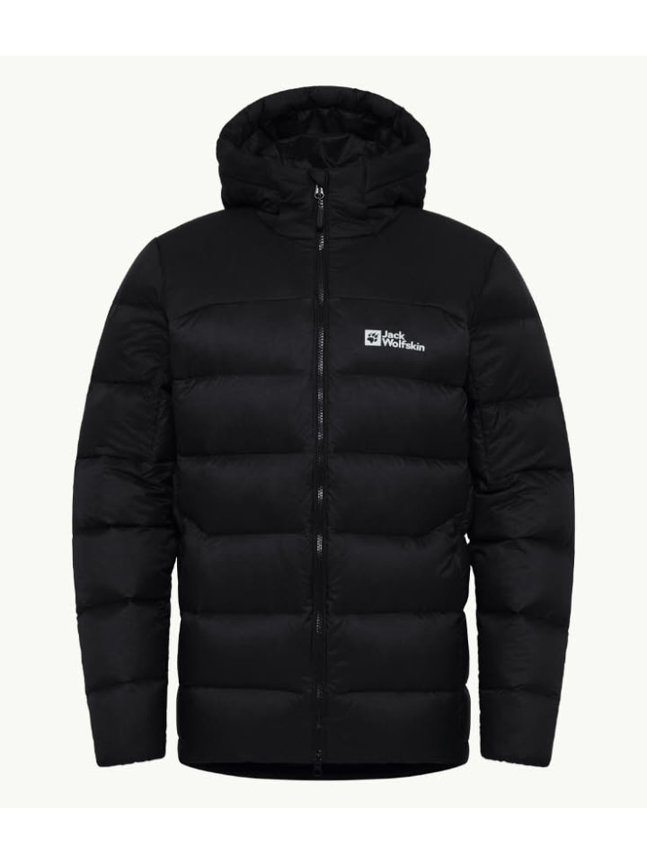 Daunenjacke in schwarz