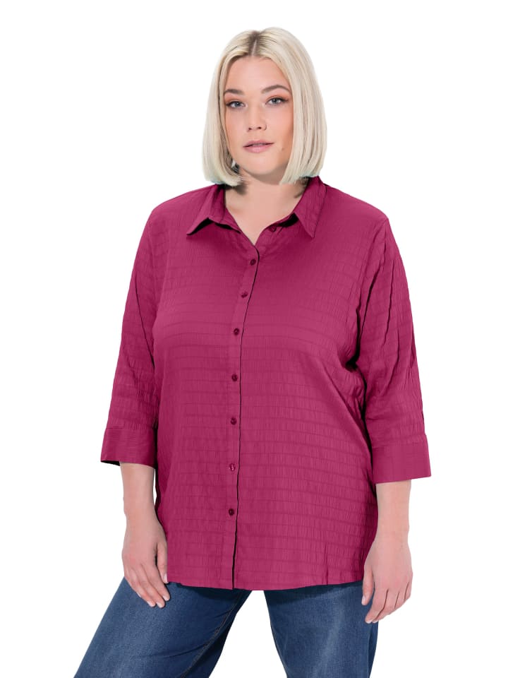Hemdbluse in magnolienrot