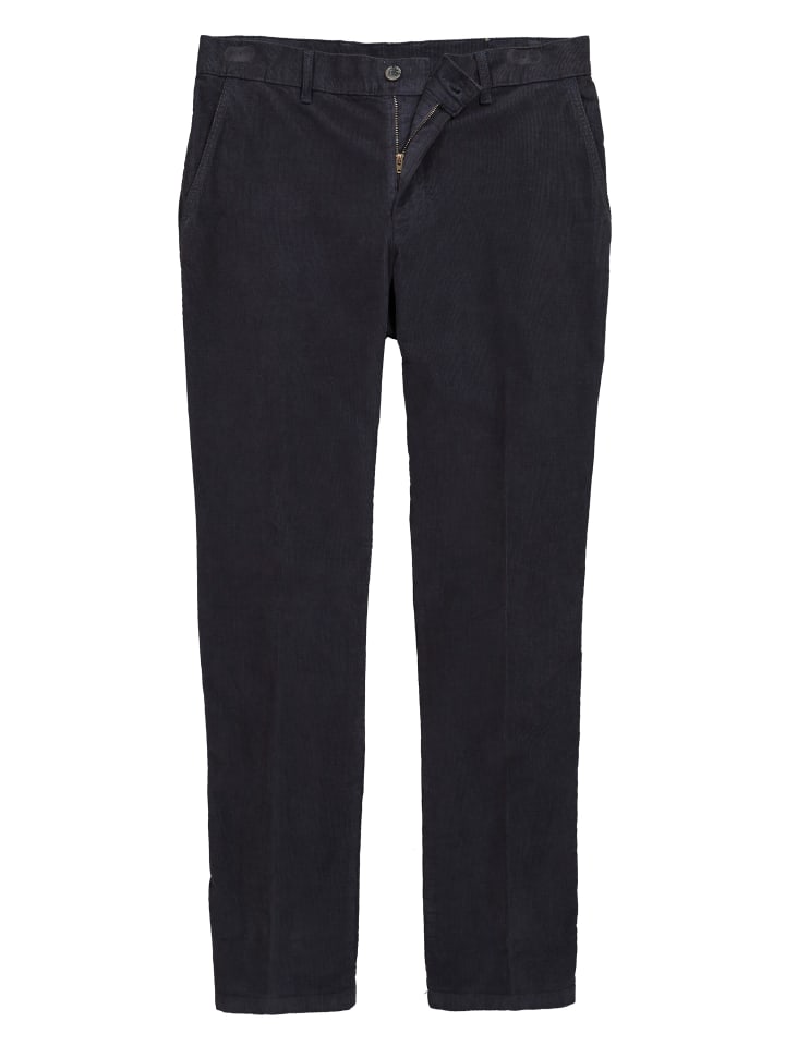 Chinohose in blue denim
