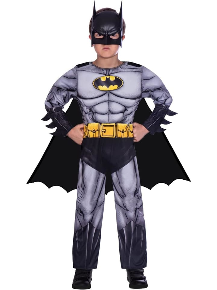 klassisches Batman Kostüm für Kinder Jungen 8-10 Jahre