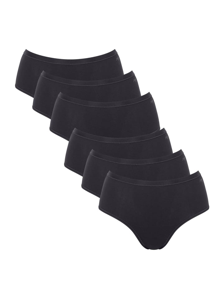 Midislip GO Daily Cotton Midi in Black