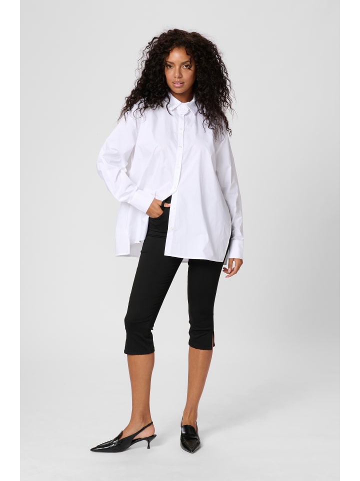 Langarm - Hemd KAmira Loose fit in Optical White