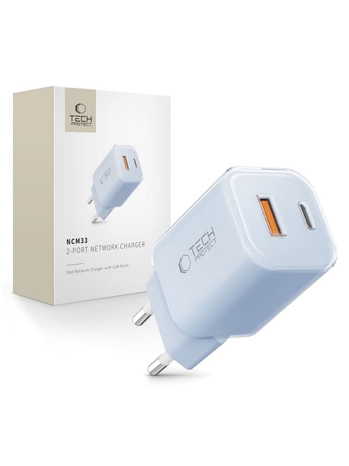 Tech Protect NCM33W 2 Port PD33W QC3.0WandLadegerät