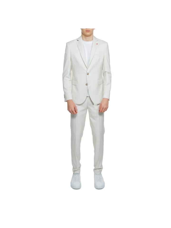 Beige Polyester Zweiteiliger Anzug