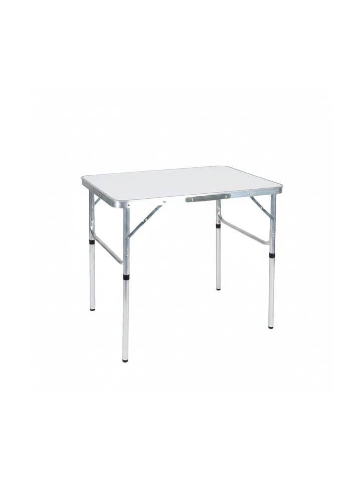 Campingtisch in Weiß - (B)75 x (H)70 x (T)55 cm