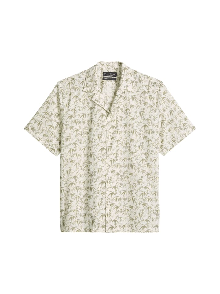 Kurzarm-Hemd regular in Medium Beige