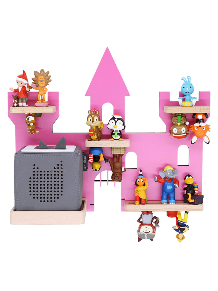Regal Schloss Kinder Toniebox Tonies Figuren in Pink